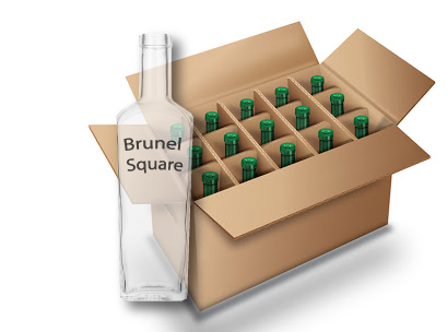 Spirits Bottle Divider: Brunel Square
